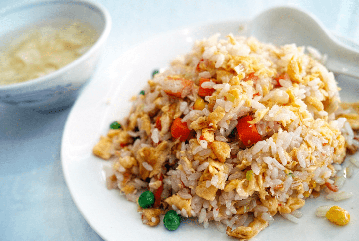 components in fried rice