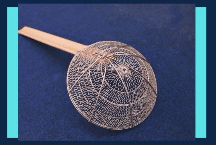 use a strainer