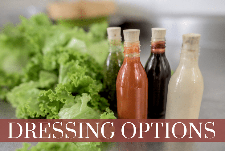 other dressing sauce and options