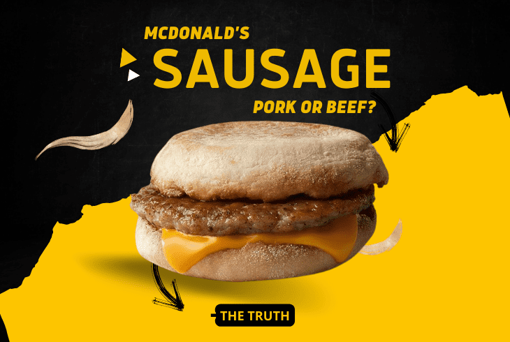 is mcdonald's sausage pork or beef
