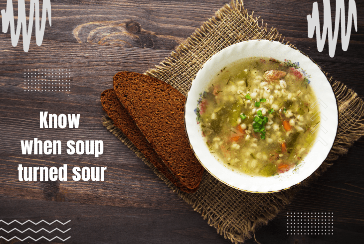know when soup turned sour