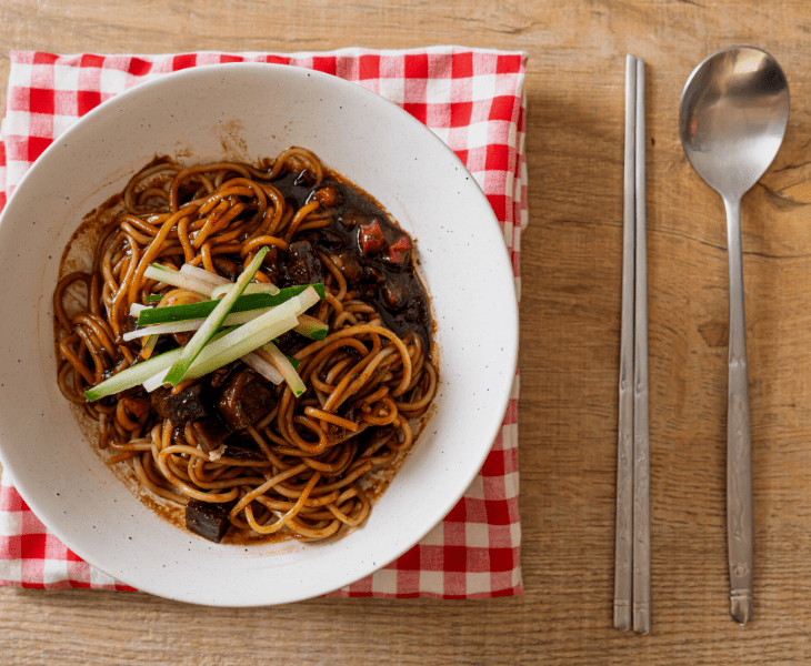 adding the jjajang noodle to diet