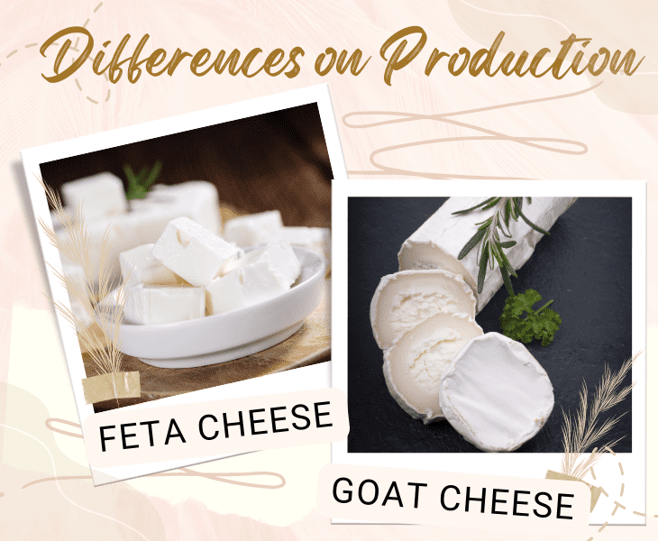 the differences on production procedures