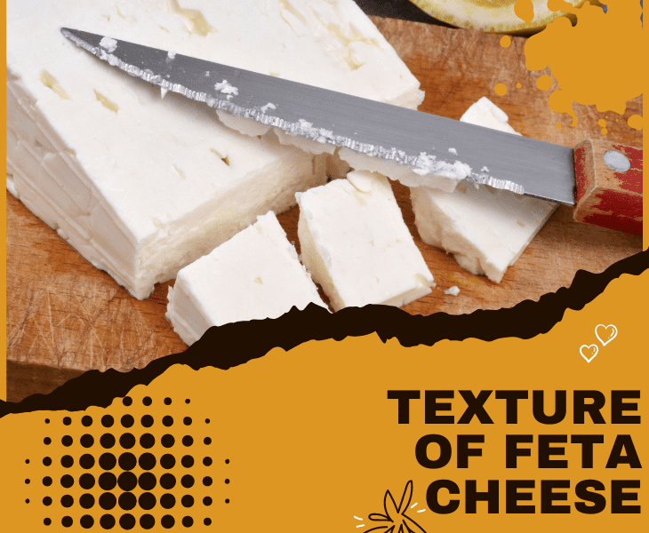 a texture feta cheese
