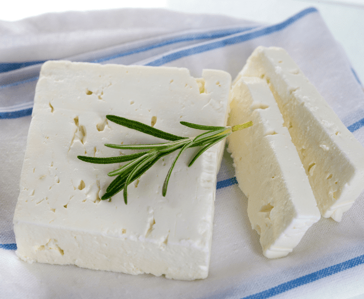 an the acidity in cheese